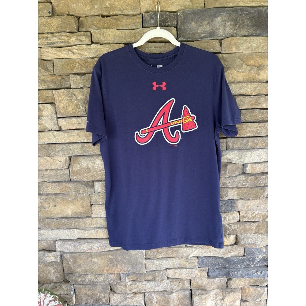 ATLANTA BRAVES UNDER ARMOUR ATL MLB Major League Baseball Small Shirt